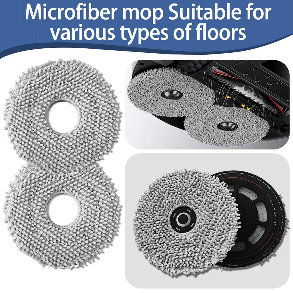 

KEOL-Accessories Kit For Roborock Saros Z70/Saros Z70 Ultra Vacuum Attachments Main Side Brush Filters Mop Pads Dust Bags