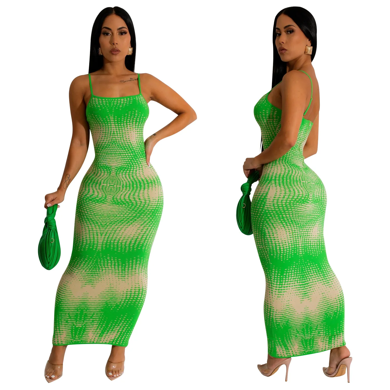 Szkzk Sexy Print Birthday Party Prom Long Bodycon Dress Night Club outfit abiti da sera per le donne Wedding Clubwear Maxi abiti