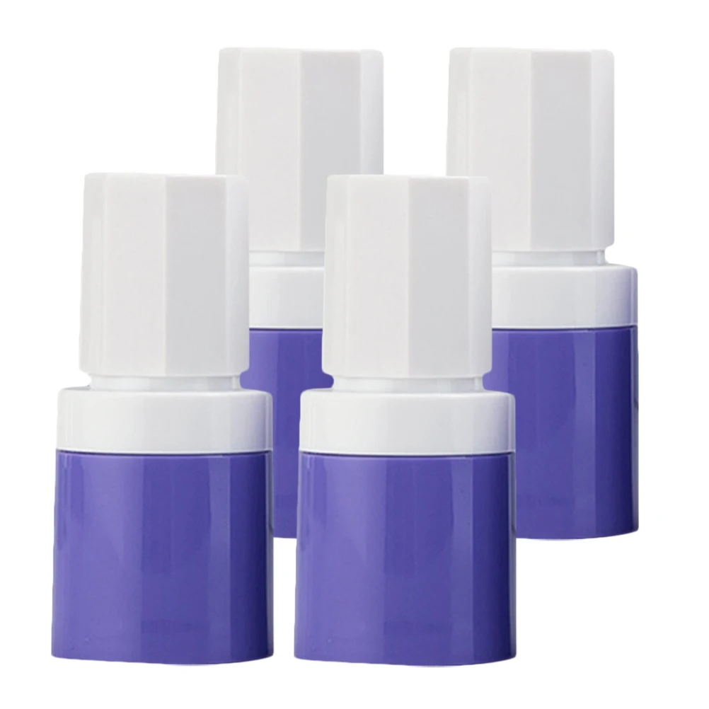 

4 pcs Empty Airless Makeup Bottles Compact Travel Size Refillable Leak-Proof Portable Dispenser For Foundation Lotion