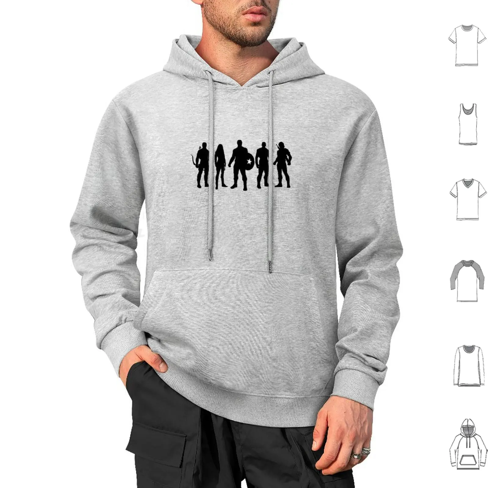 Team Steve Hoodie cotton Long Sleeve Team Steve Steve Rogers Civil War Bucky Falcon Agent 31 Sharon Carter Ant Man