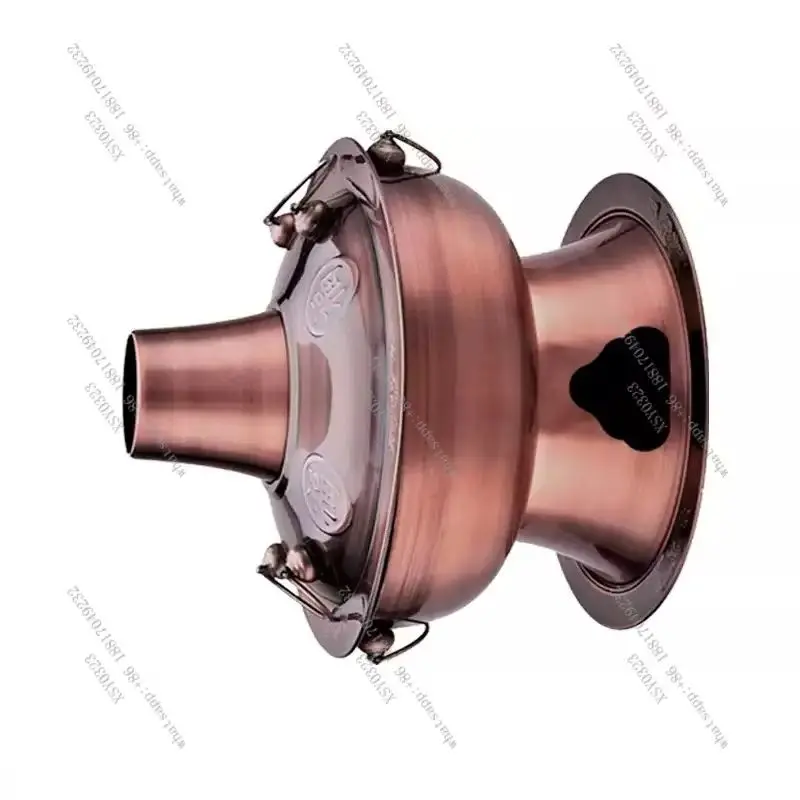 30cm Thickened Copper Hot Pot Beijing Style Traditional Charcoal Soup Pot for Restaurant Home Use