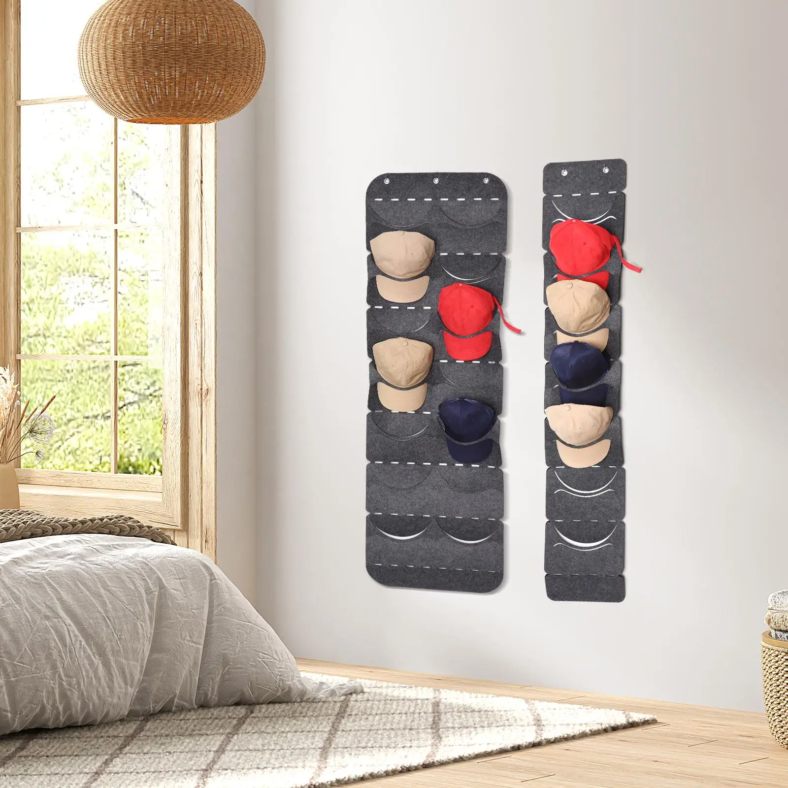 Multipurpose Scarf Storage Rack, Hat Rack, Óculos Organizador, Hairpins Display, Baseball Hat Rack para Lavanderia, Home Bedroom