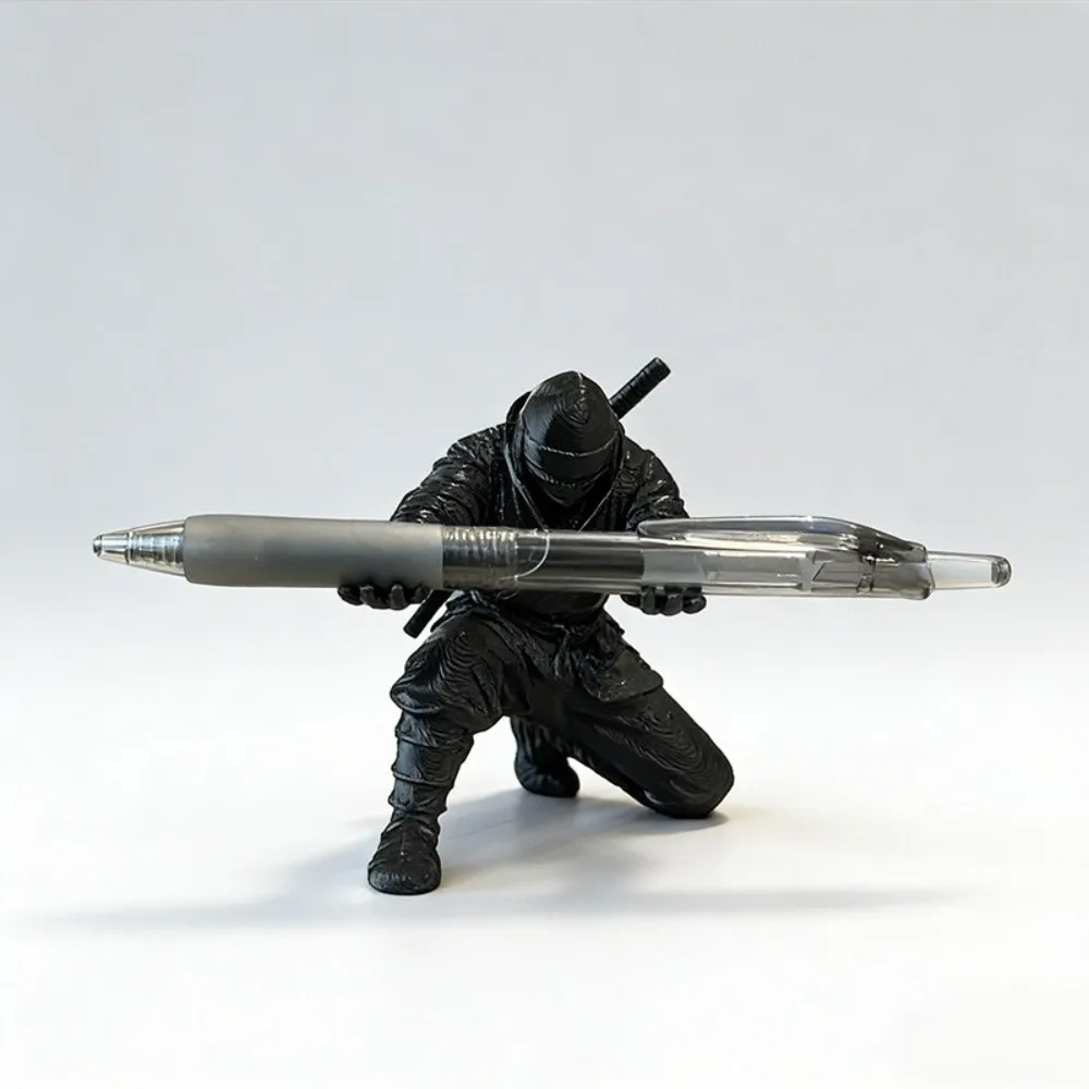 Exquisite Funny Ninja Ornaments Creative Decorations Pen Holder Multi-functional 3D Printing Warrior Ornaments Desk Decoration