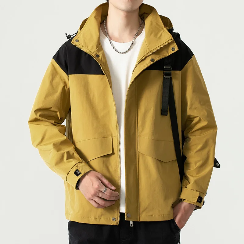 Autumn and Winter New Men's Fashion Versatile Work Jacket Casual Loose Coat