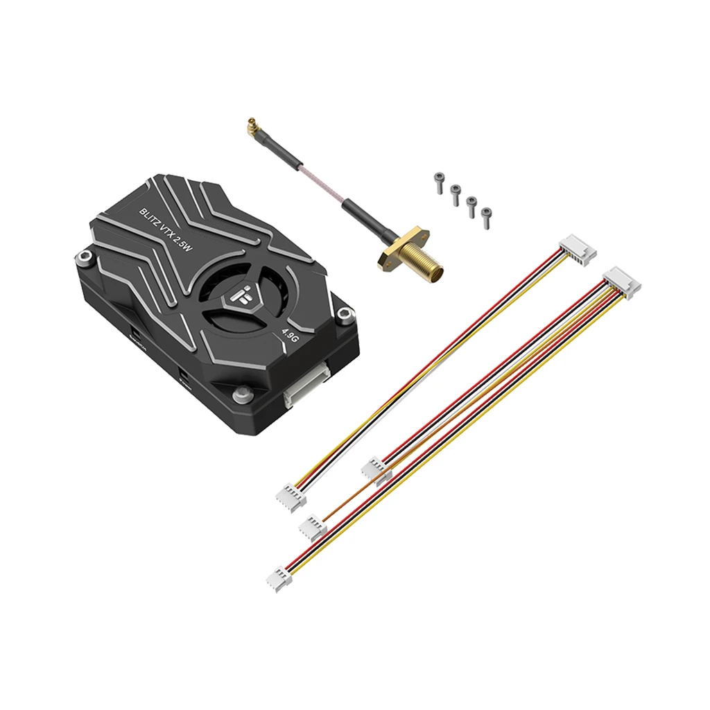 

IFlight BLITZ BWhoop 5.8G/4.9G 2.5W/1.6W VTX 40CH Raceband Built-in Microphone CNC Shell Cooling Fan 2-8S 25.5X25.5mm for RC FPV