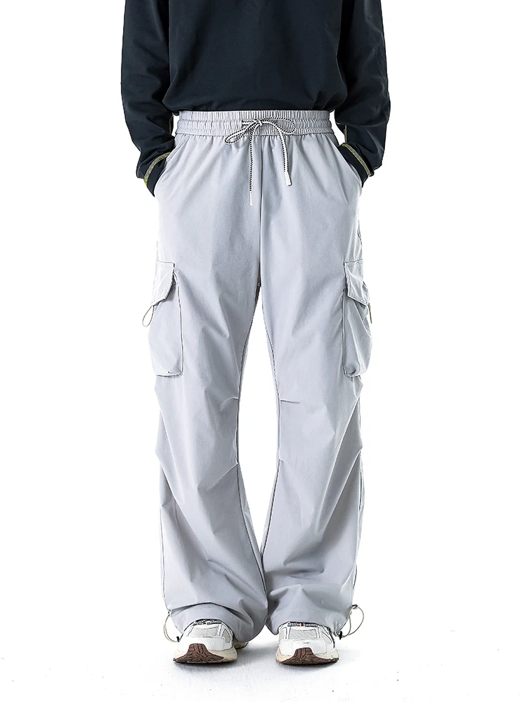 

Мужские повседневные рабочие брюки MMOPTOP для активного отдыха, свободные, прямого кроя, с множеством карманов, модные, дышащие