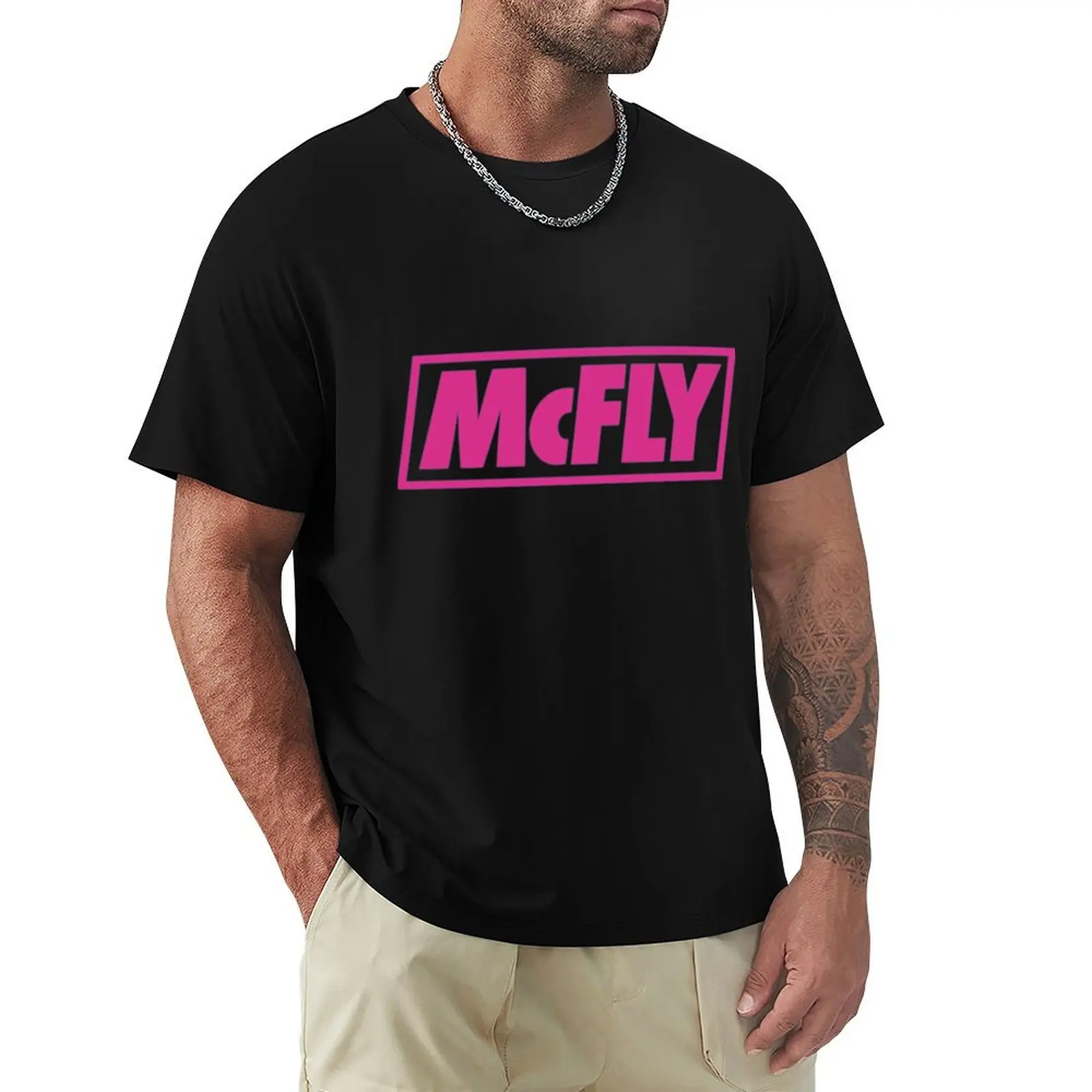 mcfly new logo 2020 in pink young dumb thrills T-Shirt UV Sun Protection Tee Shirt