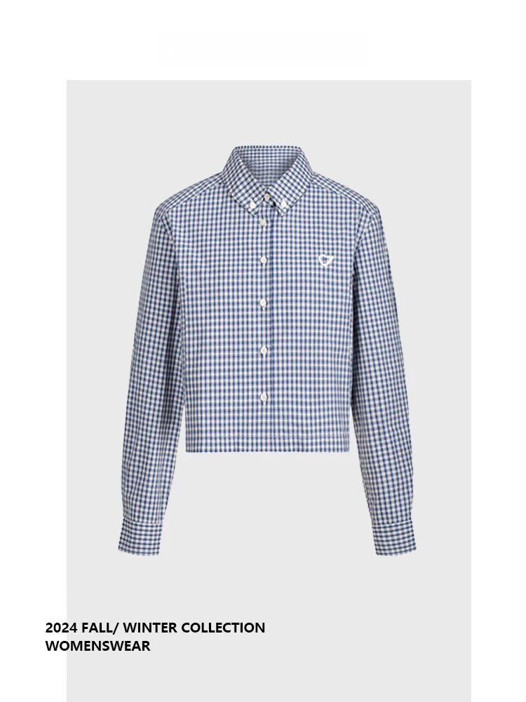 

Ele Blue Plaid Ne Long Sve irt Классический дизайн Forever 2, женская мода для поездок на работу, осенний сезон, груша ape