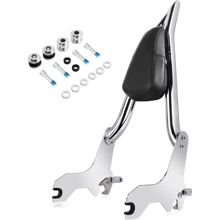 مسند ظهر للركاب من الكروم سيسي بار لنماذج Softail Low Rider Sport Glide Harley Davidson FXLR FXLRS FXLRST FXRST FLSB موديلات 20182 #1