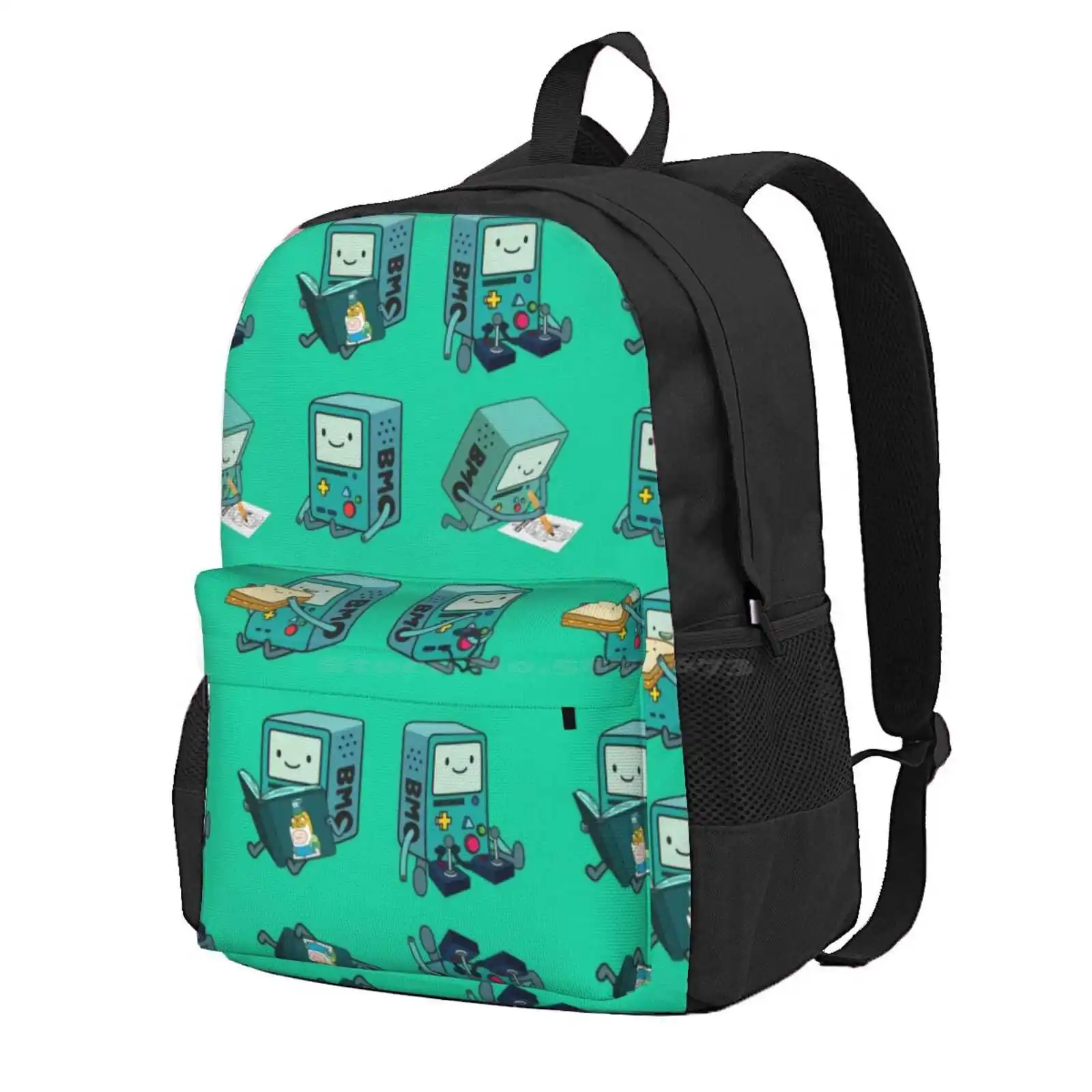 Bmo Hot Sale Schoolbag Backpack Fashion Bags Adventuretime Cartoon Network Cartoonnetwork Gamer Game Life Cute Beemo Adventure