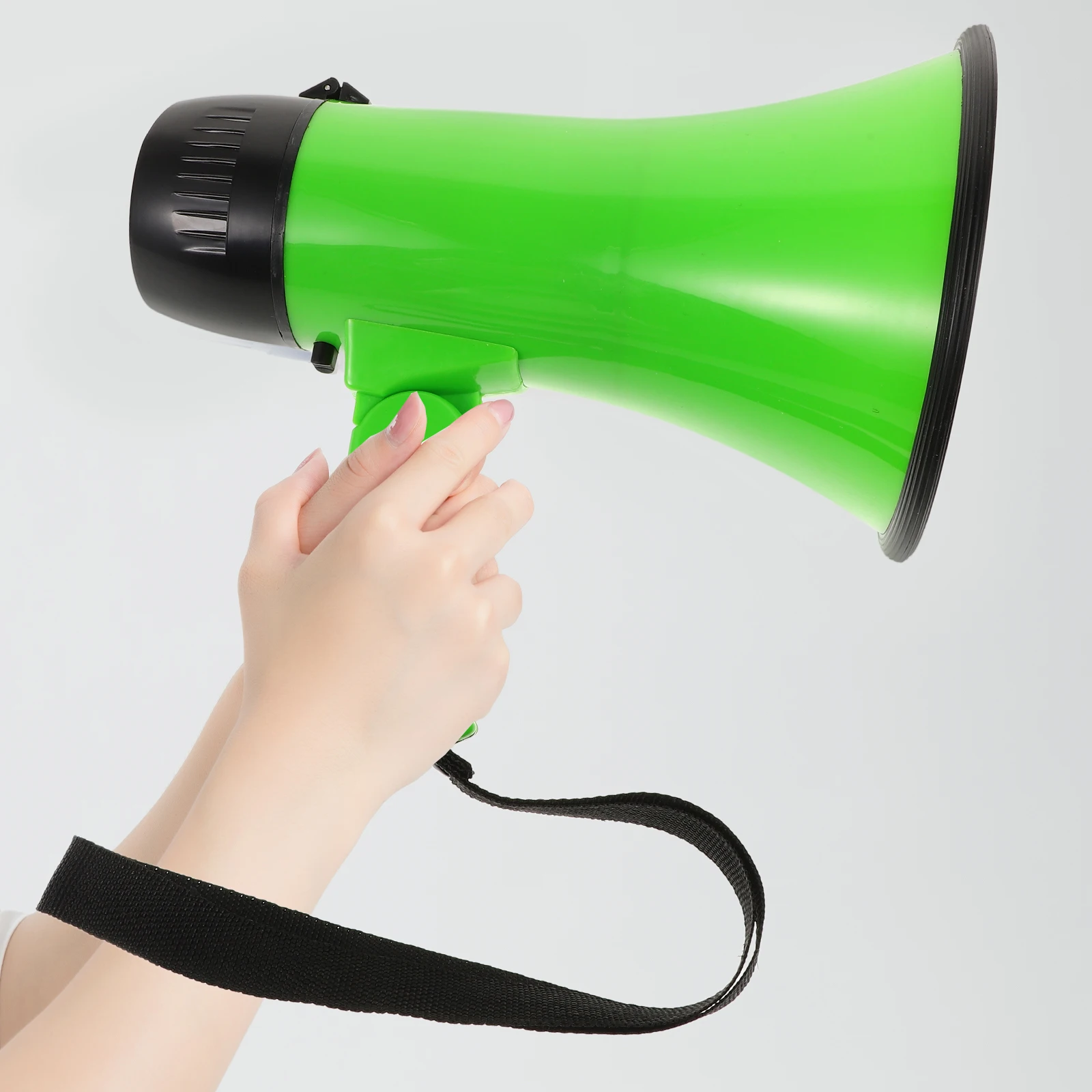 

25W Megaphone Speaker Portable Bullhorn 240s Recording Outdoor Market Security Cheerleading Blue Handle Toy Horn Loudspeaker