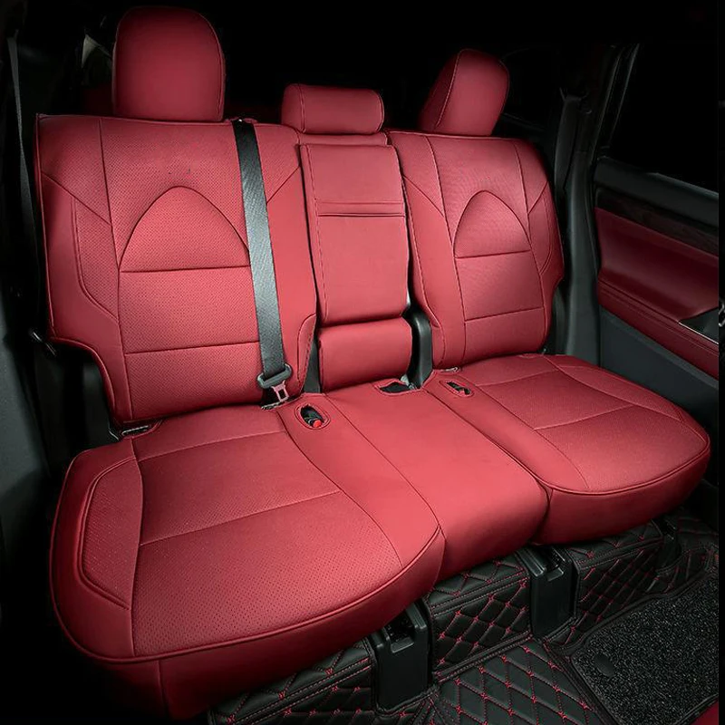 Custom Car Seat Cover For Toyota Crown Kluger 5 Seats Highlander Crown KLUGER 7 Seats 2021-2023 360° Full Covered Seat Covers