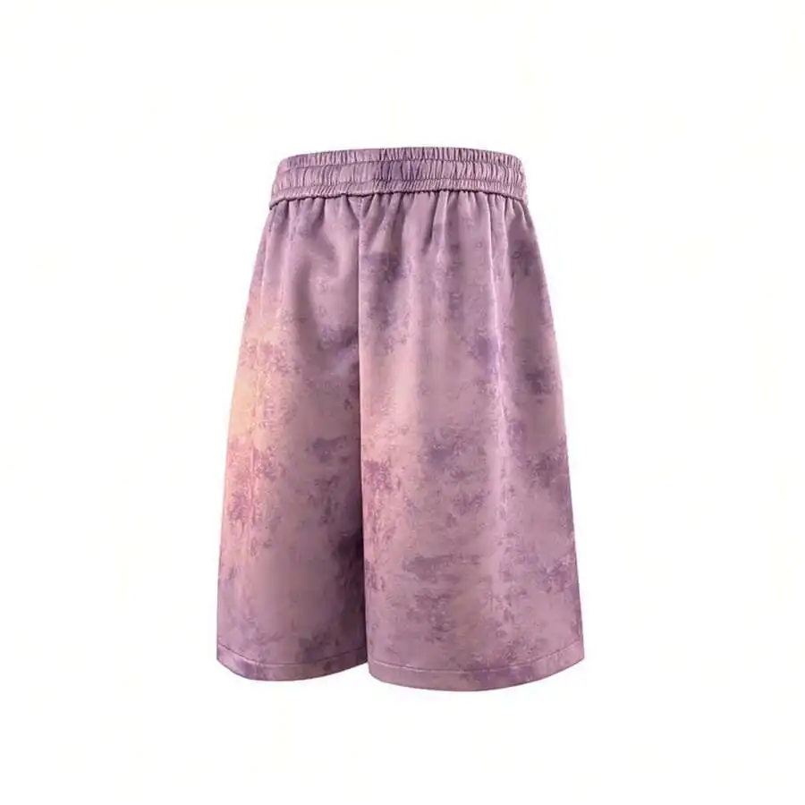 

Mens Smudge Print Gradient Casual Loose Sports Shorts