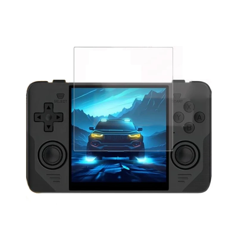 Scratch Resistant Tempered Glass Film Screen Protector for Powkiddy RGB30 Game Console Easy Apply Film Cover