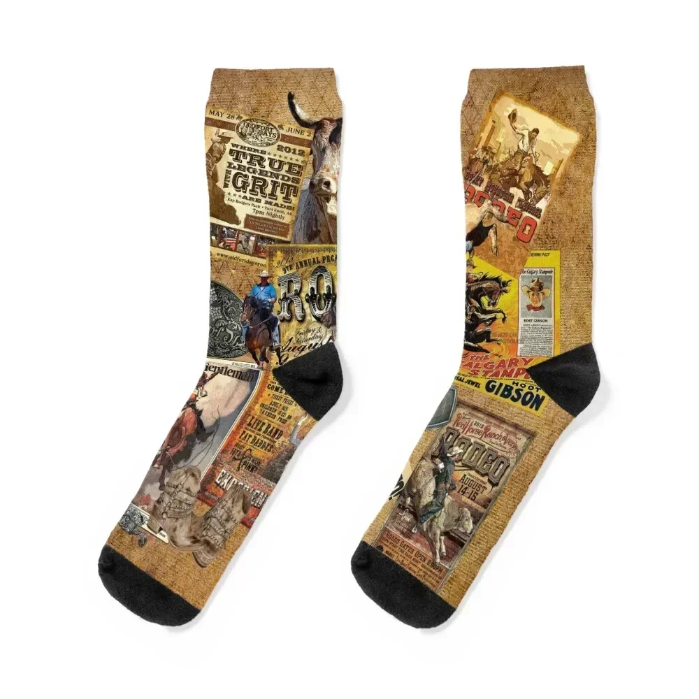 RODEO USA. VINTAGE RODEO Socks essential Stockings Stockings man gift Socks Men's Women's