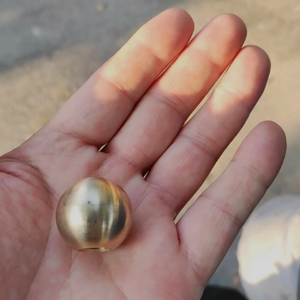 Brass Thread Balls M3 M4 M5 M6 M10 M12 Solid Half-Hole Pure Copper Ball Blind Hole Thread Ball OD 6/8/10/12/15/16/17/20/25mm