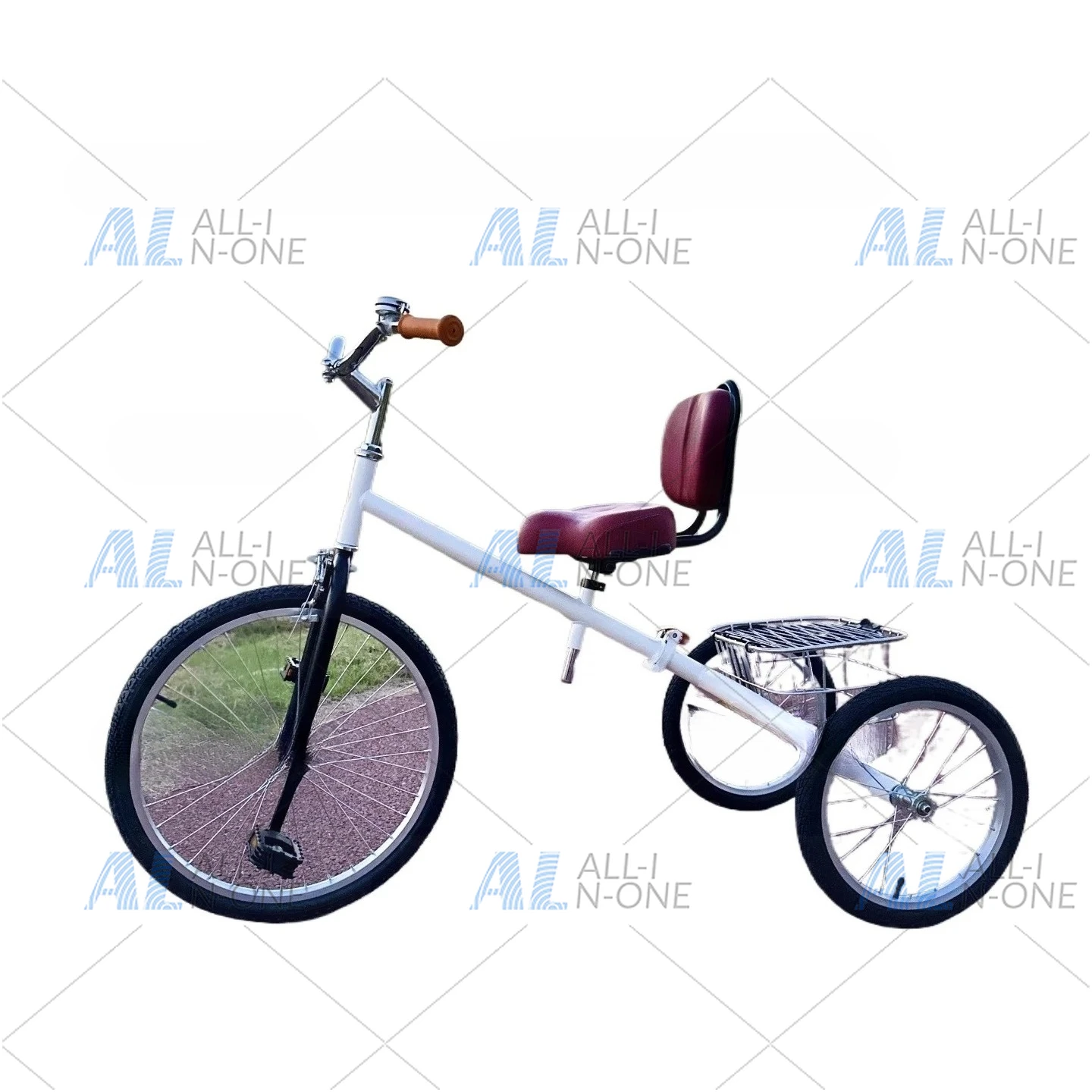 Original Colorful Adult Folding Tricycle Outdoor Leisure Retro Lightweight Exercise Shopping Bike