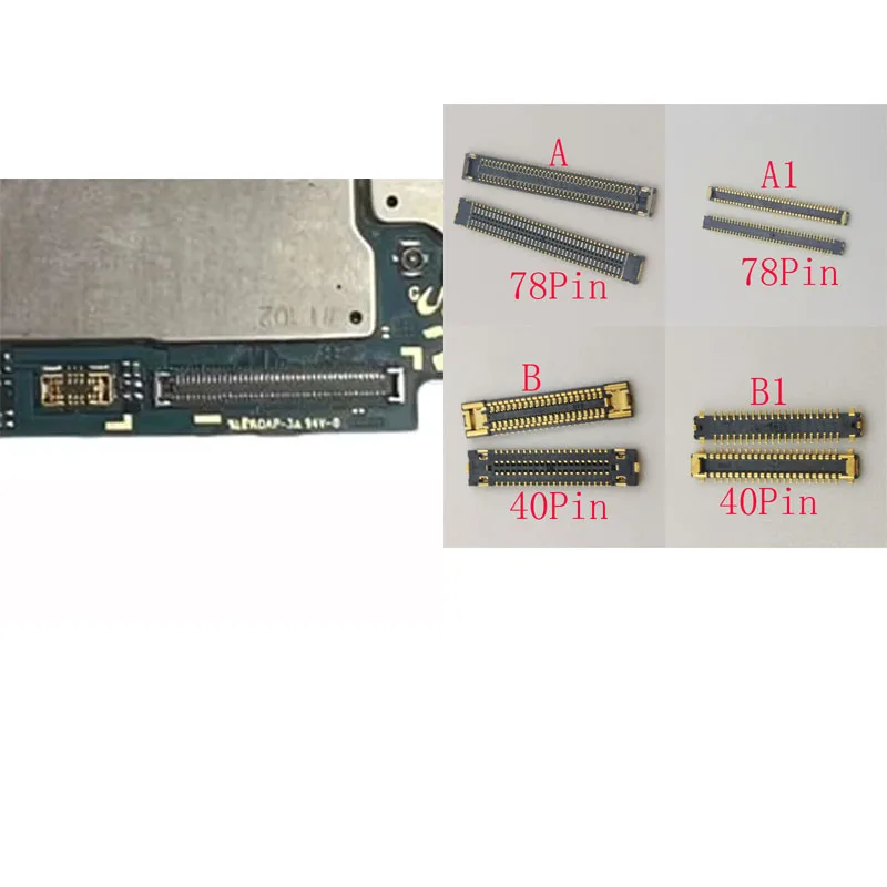 2-100Pcs Usb Charger FPC Connector Lcd Display Plug For Samsung Galaxy Note 10 Lite N770F S20FE G781 M51 M31S M62 F62 40 78 Pin