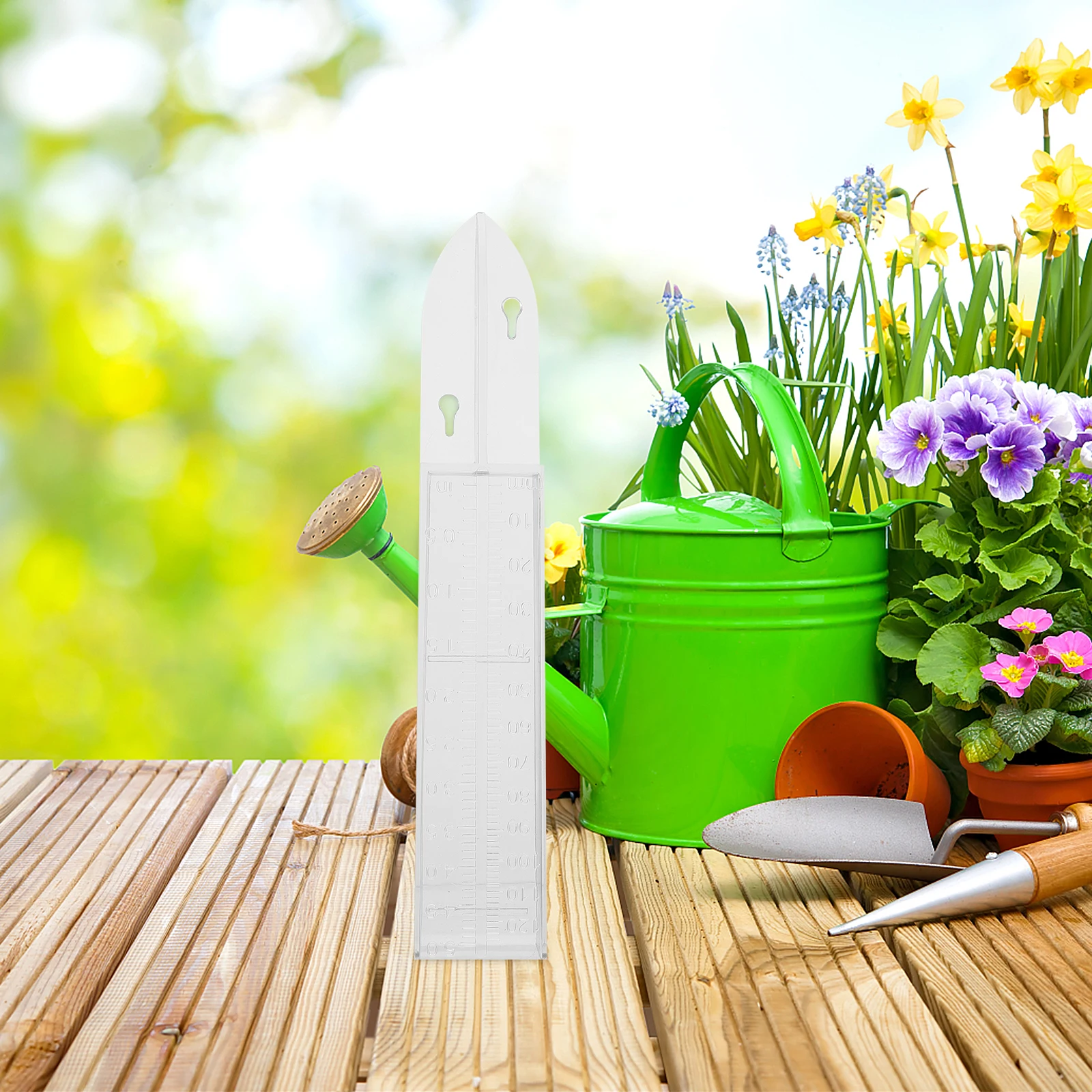 

1Pcs Rain Gauge Plastic Graduated Outdoor Precipitation Measurement Tool High-Definition Scale Rainfall Gauge for Home Weather