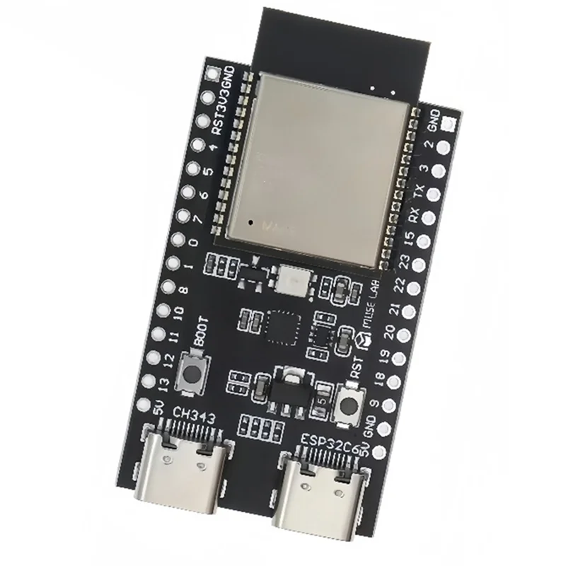 

Classic-ESP32-C6 ESP32 Wifi+ Bluetooth ESP32-C6-Devkit C N4R2 ESP 32 Core Board Dual Type-C Internet Of Things Development Board