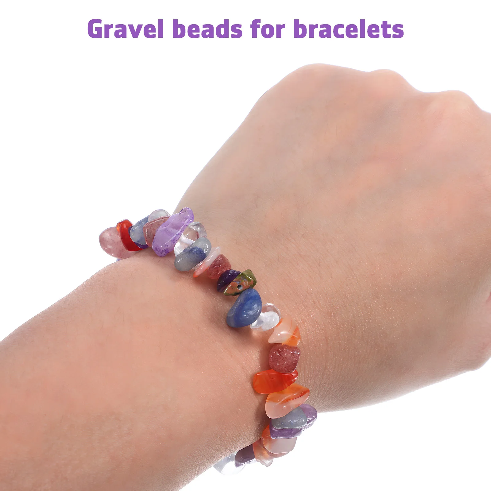 

5 Packs 20g Colorful Stone Chips Irregular Shapes Sizes Polished Beads for Crafting Jewelry Making Bracelets Necklaces Earrings