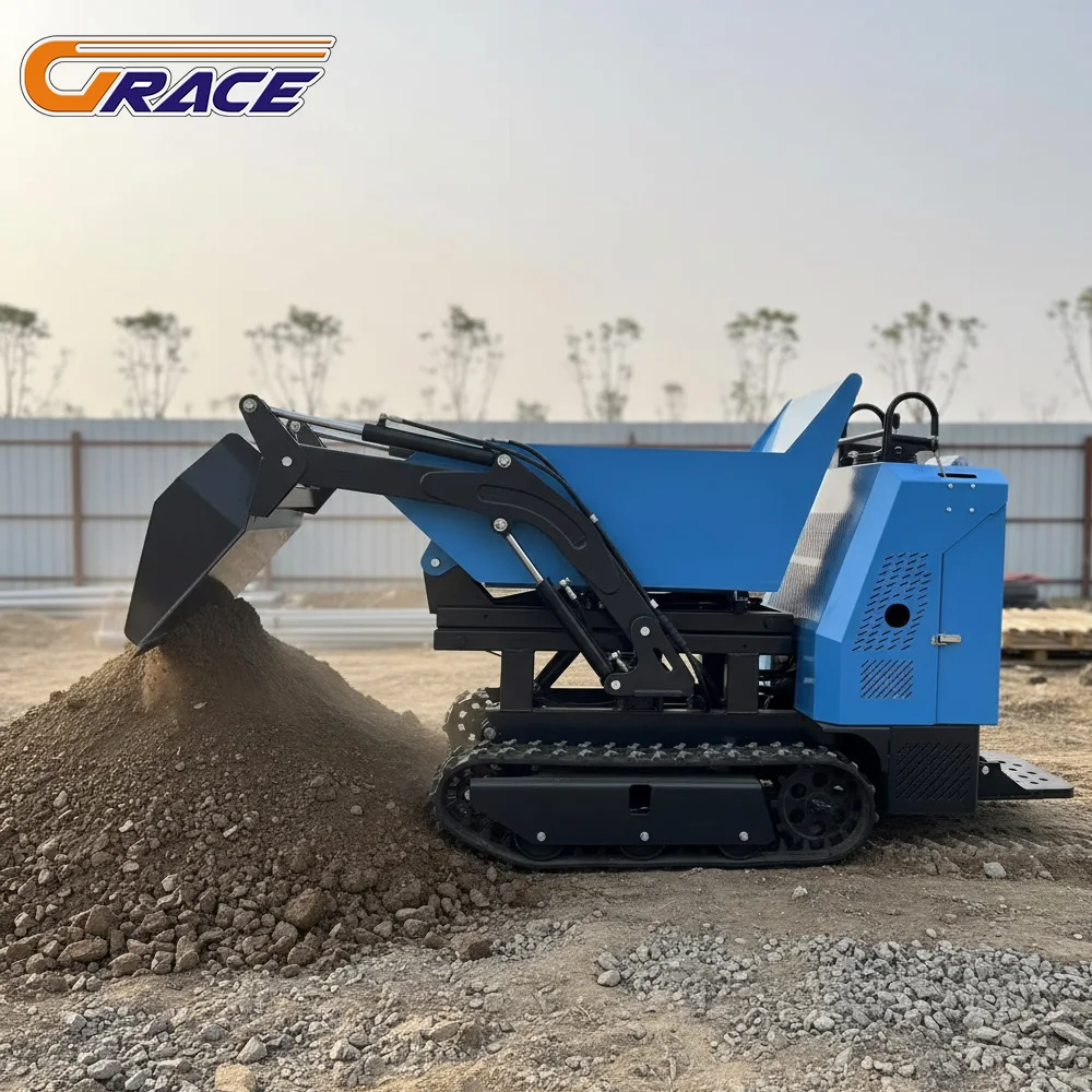 Customized Fast Delivery Mini Dumper 700kg Small Crawler Dumper EURO 5 EPA High Quality Factory Customize Hot Sale