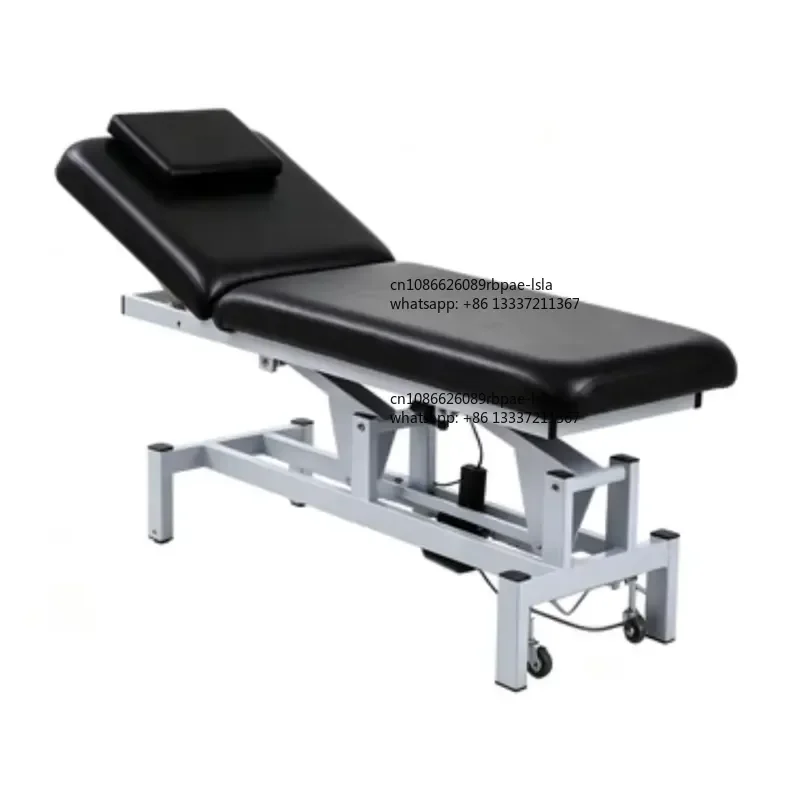 Electric Medical Examination Bed with Back Lift Function, Silent Casters