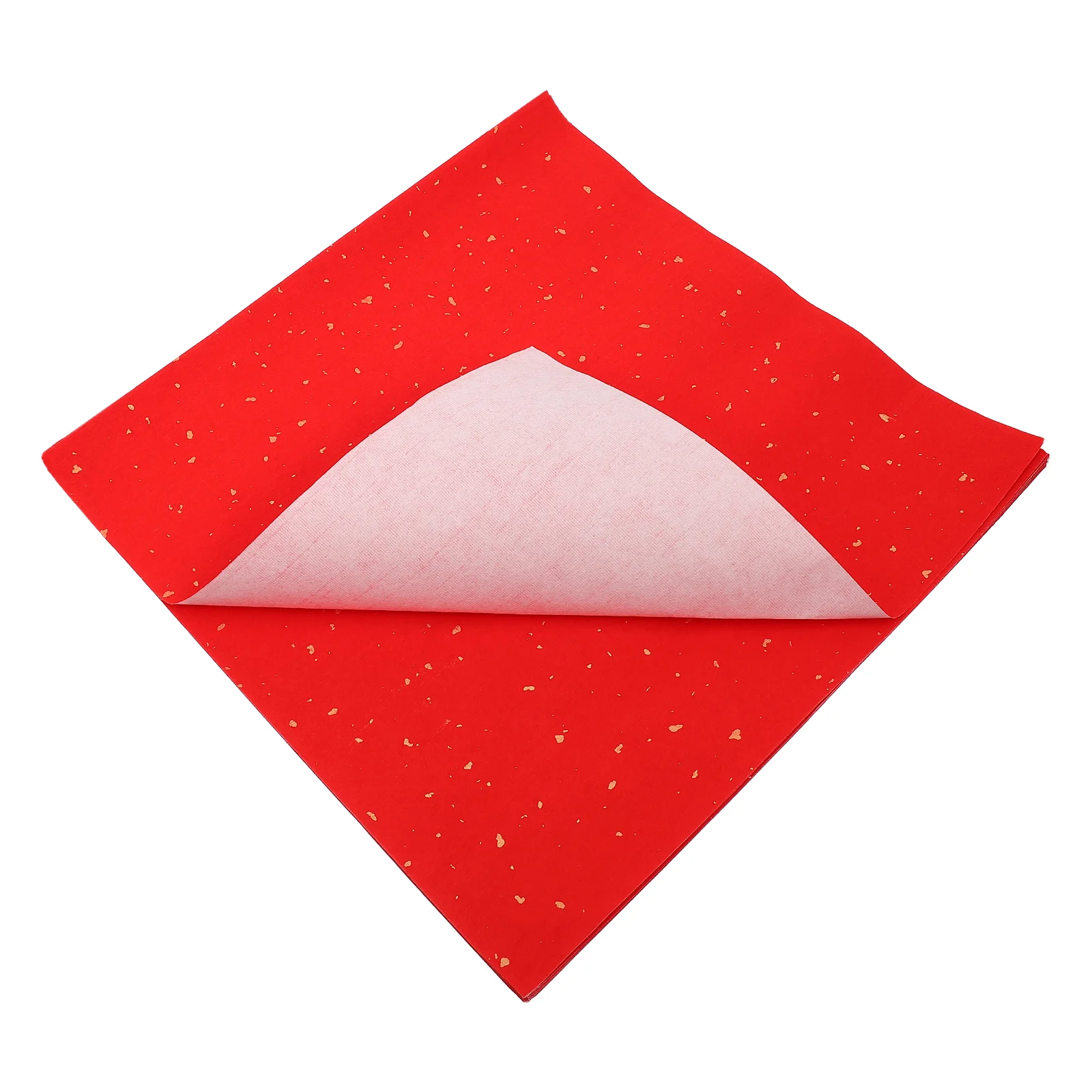 

40 Sheets Handwritten Xuan Paper Party Supplies Writing Rice Spring Festival Square Fu Character New Year Red Scroll