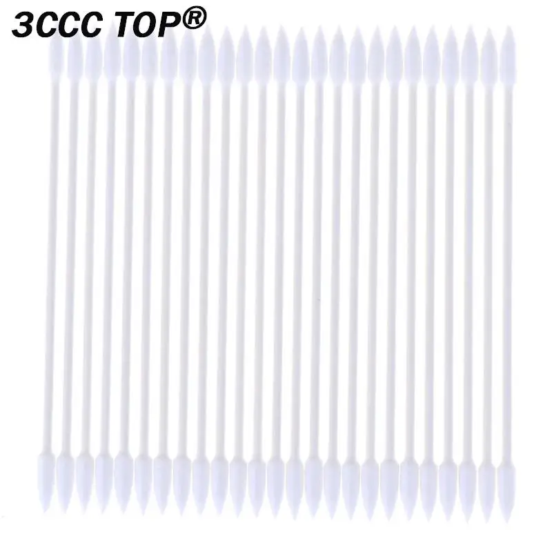 25PCS 8cm Disposable Cotton Swab Ceaning Bluetooth Earphone Clean Sticks for Smart Phone Charger Port Headphones Clean Tool