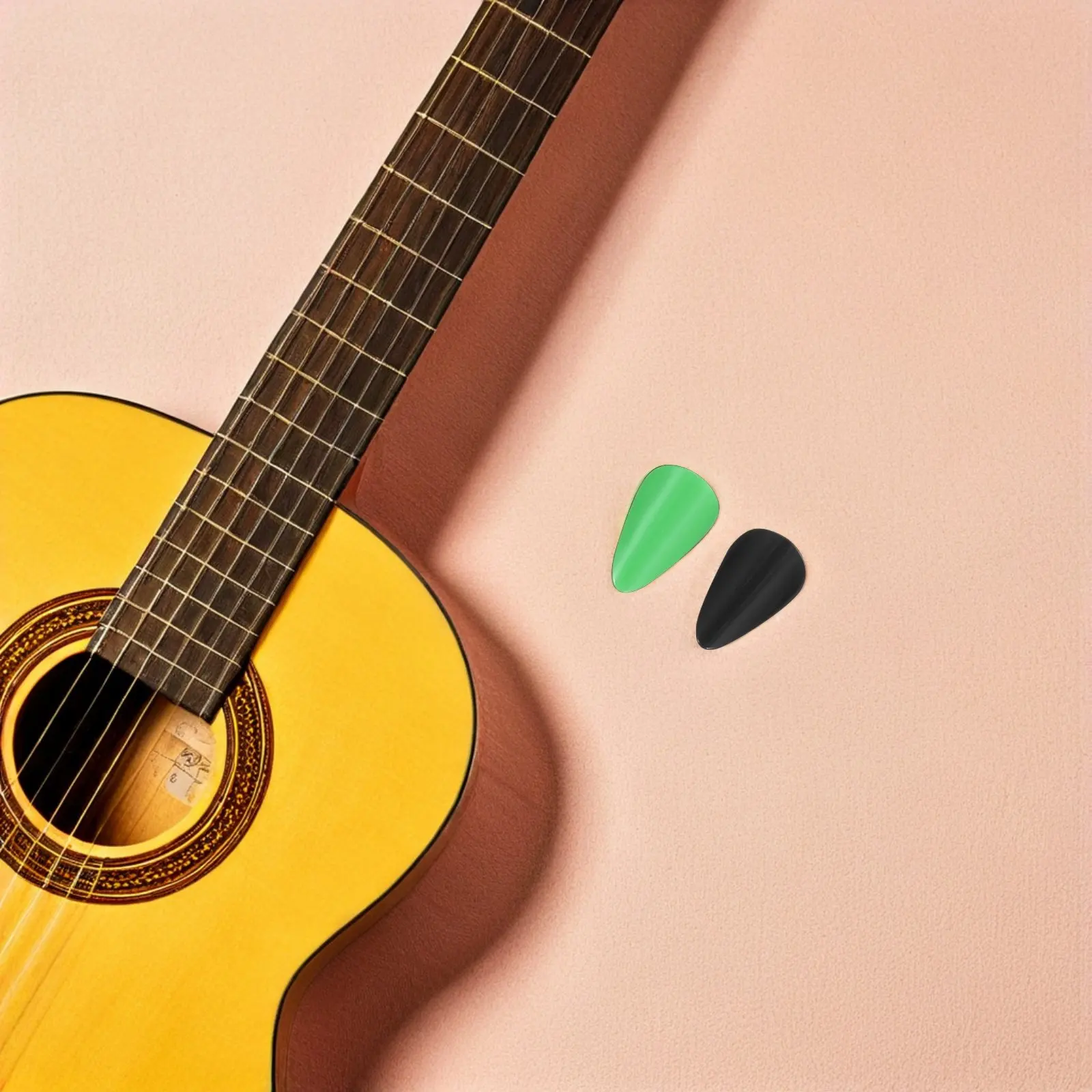 10Pcs Pipa Finger Picks Professional False Nails Protective Finger Guards Dark Green Black for Practice Performance Accessories