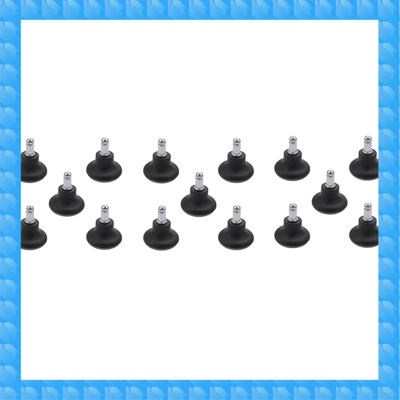 

ETRT 15Pcs Bell Glides Replacement Office Chair Wheels Stopper Office Chair Swivel Caster Wheels, 2 Inch Stool Bell Glides