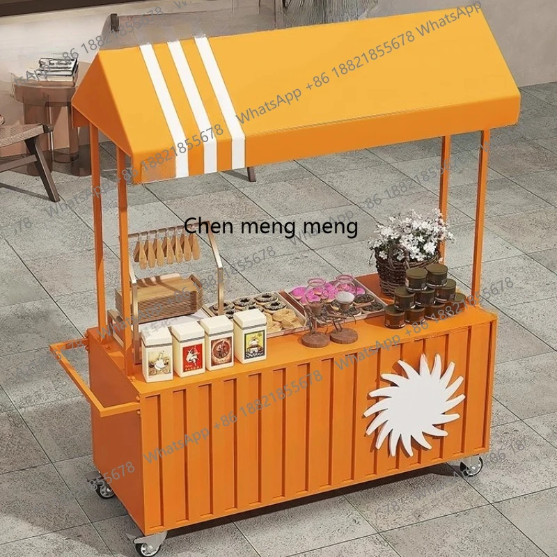 

Outdoor mobile stall trolley shopping mall square night market snack dining car multi-functional sale