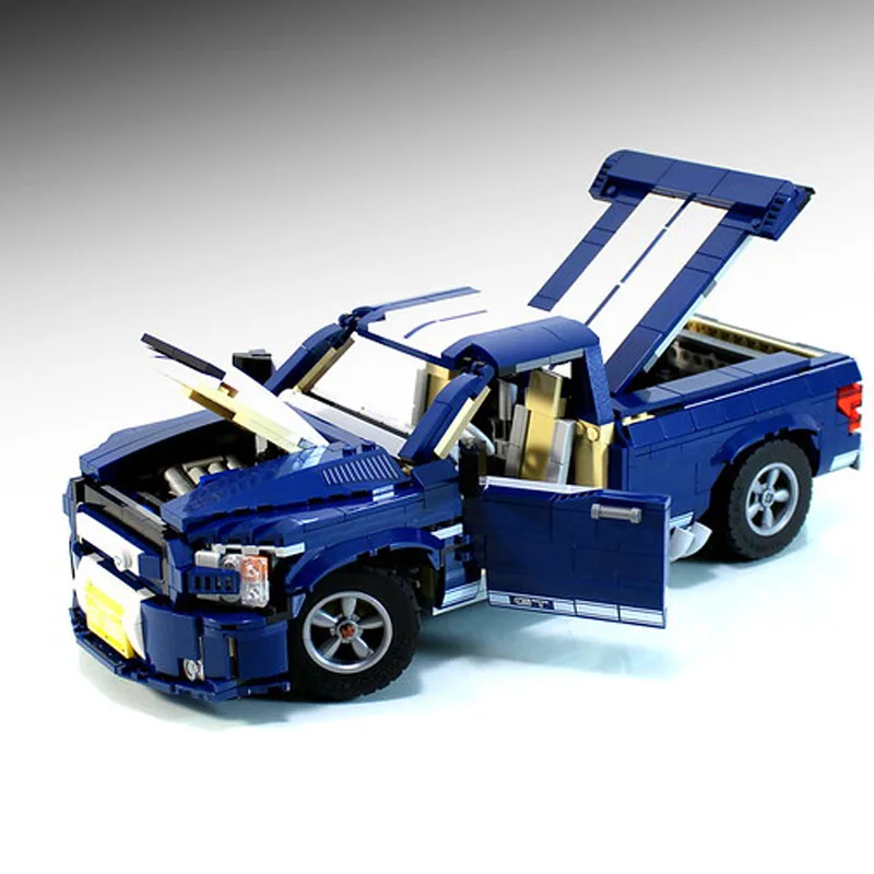 NEW MOD 10265 Pickup Truck F-150 Super Snake Model Building Block Assembled DIY Bricks Toys Boys Birthday Gifts