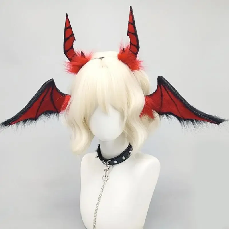 

Фурри дьявол волос для фотостудии Хэллоуин. Смыслый реквизит для пасхальной адаптации вечеринки ежедневно износ.