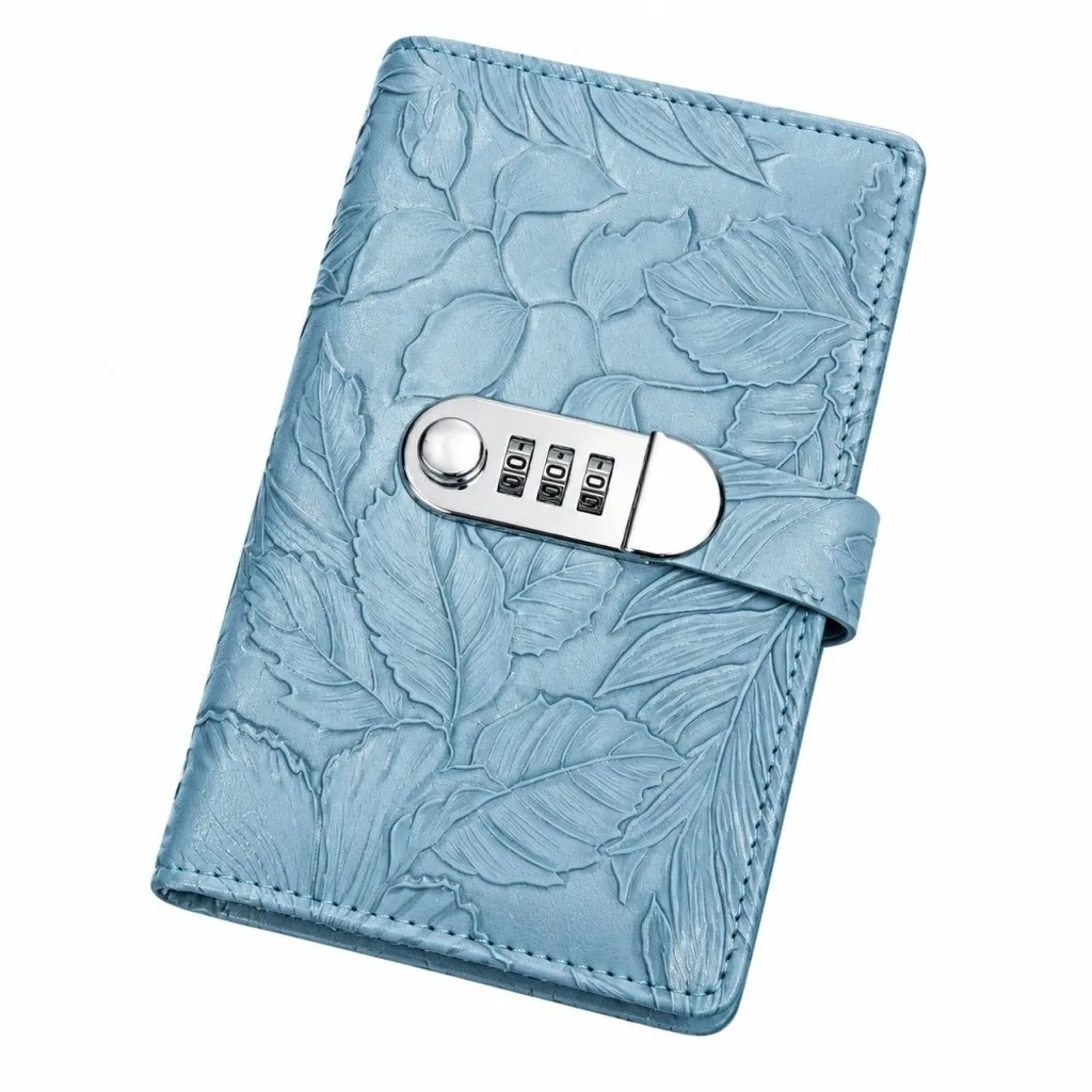Password Lock Binder Compact Savings Binder Cash Budget Binder Stylish For Home Desk Storage Cash Organization Bankbook Storage
