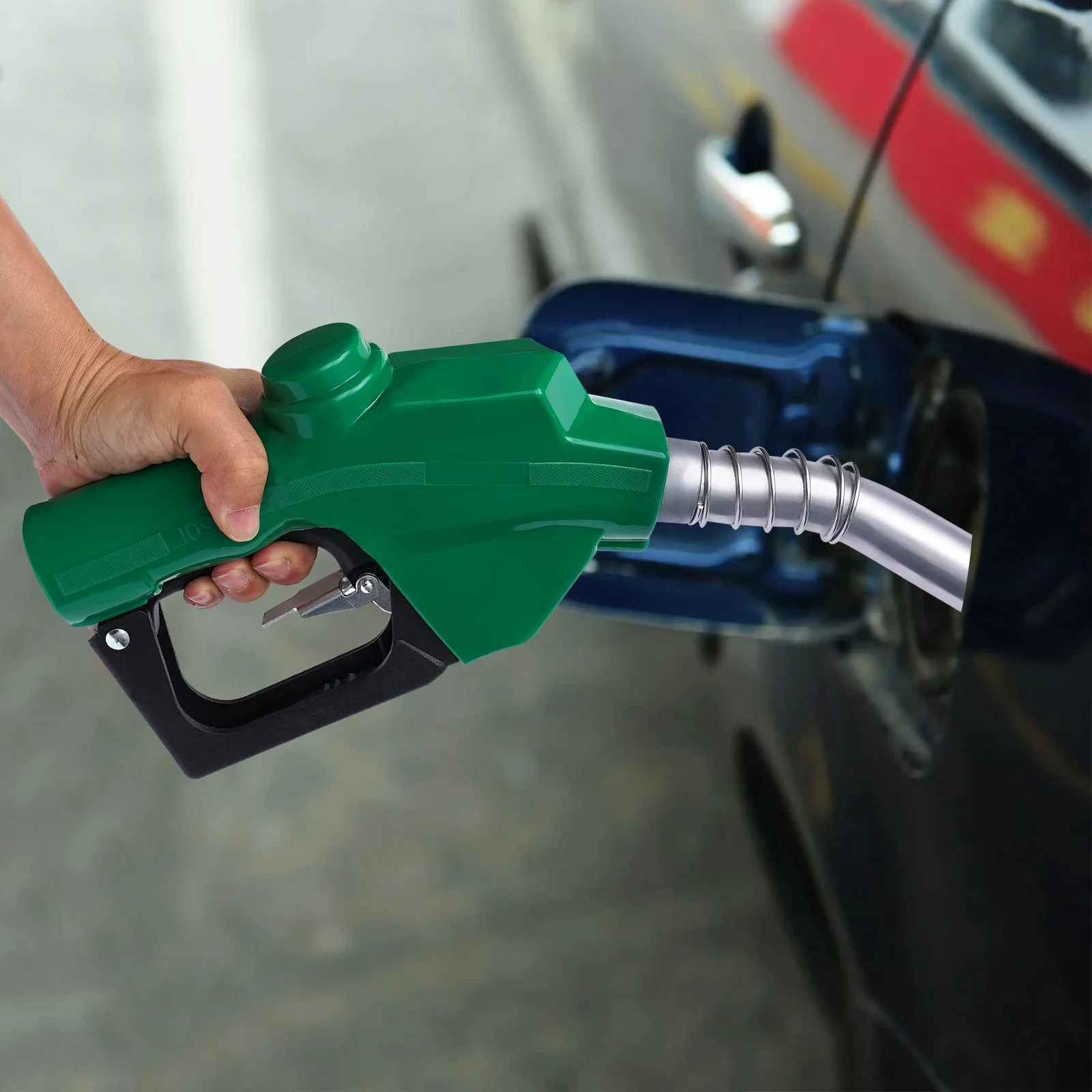 

Aluminum Alloy Fuel Gasoline Petrol Oil Delivery Gun Nozzle Dispenser 3 Gears Adjustable Refuel Injection Gun 31.7Gal/min