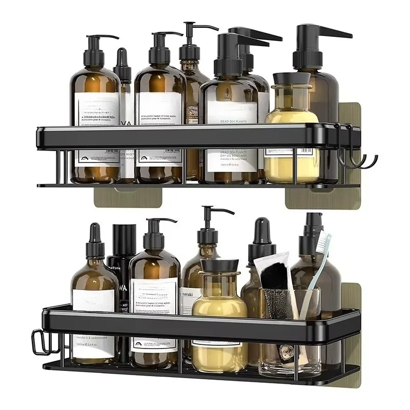 

JC sticky corner soap towel rack shelf bathroom hardware accessories toilet shower caddy rack shelf storage set