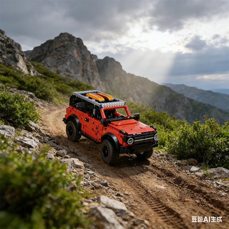 

НОВИНКА 2026: Технический конструктор «Гоночный автомобиль Бронко» из 943 деталей, модель 42213, для взрослых, подарок на день рождения