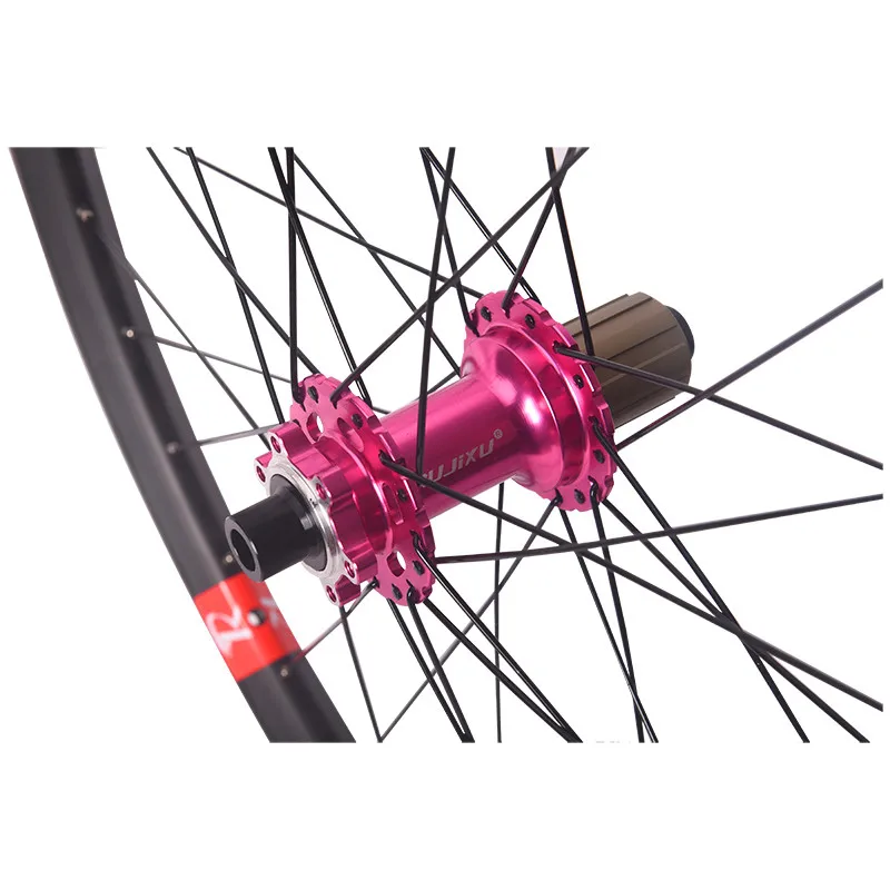 RUJIXU Bicycle Wheel Set MTB AM Enduro DH, 29,26,27,5 30mm wide, 148,Boost Hub, 142, Drive shaft, 135,QR, 6 ratchet, durable