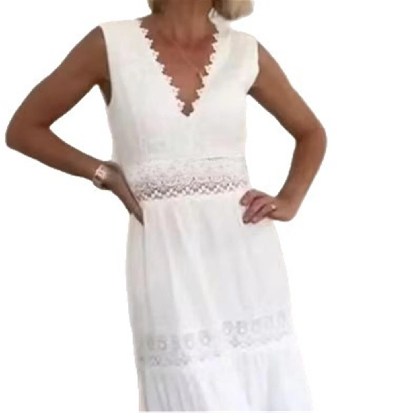 2025 New Lace V-Ne … - image