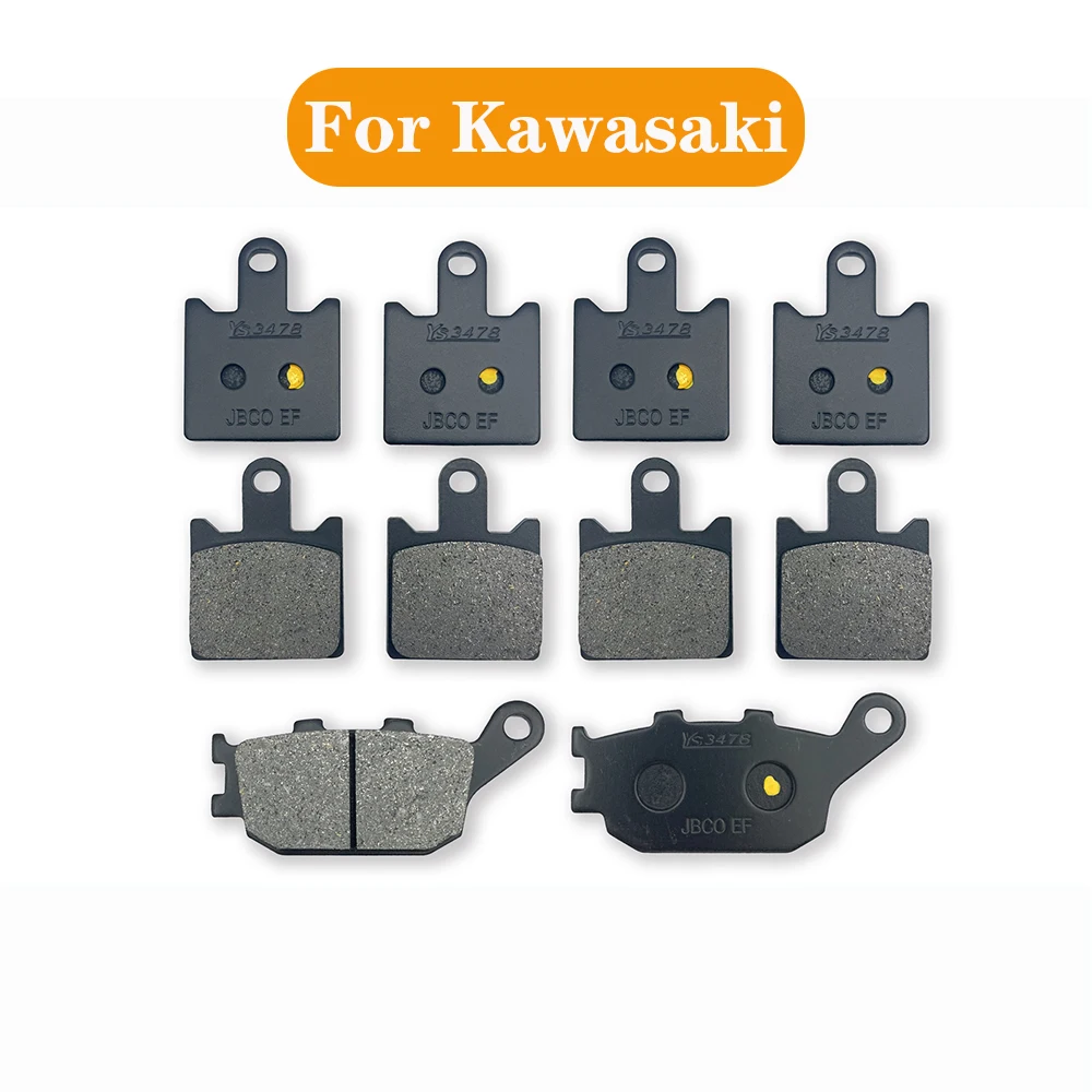 

Motorcycle Brake Pads For Kawasaki Z1000 ZR1000 2007-2009 Front and Rear Brake Pads disc brakes Accessories