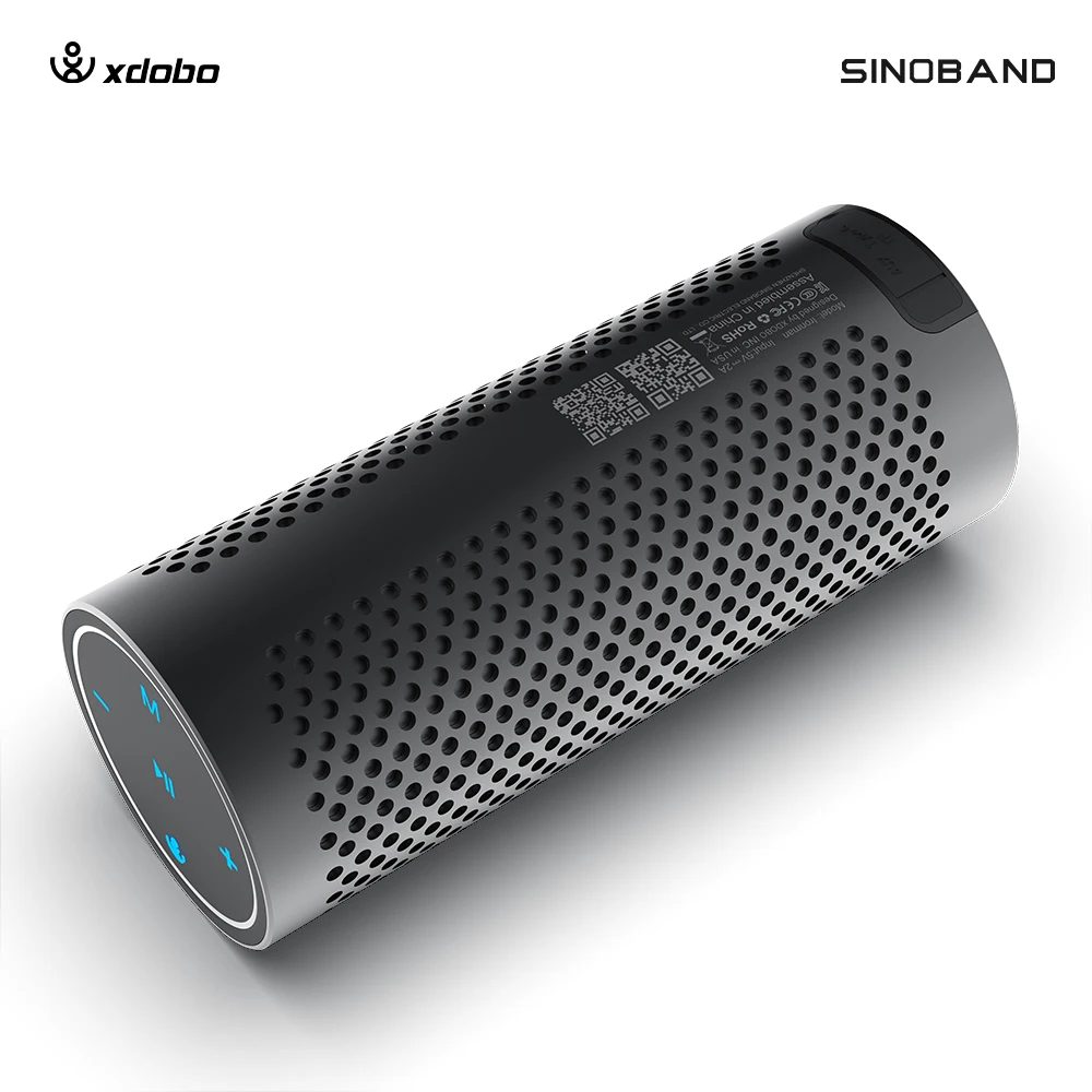 XDOBO SINOBAND الرجل الحديدي سماعة لاسلكية تعمل بالبلوتوث المحمولة 40 واط عالية الطاقة HiFi جودة الصوت حياة طويلة اسطوانة المتكلم التخييم في الهواء الطلق
