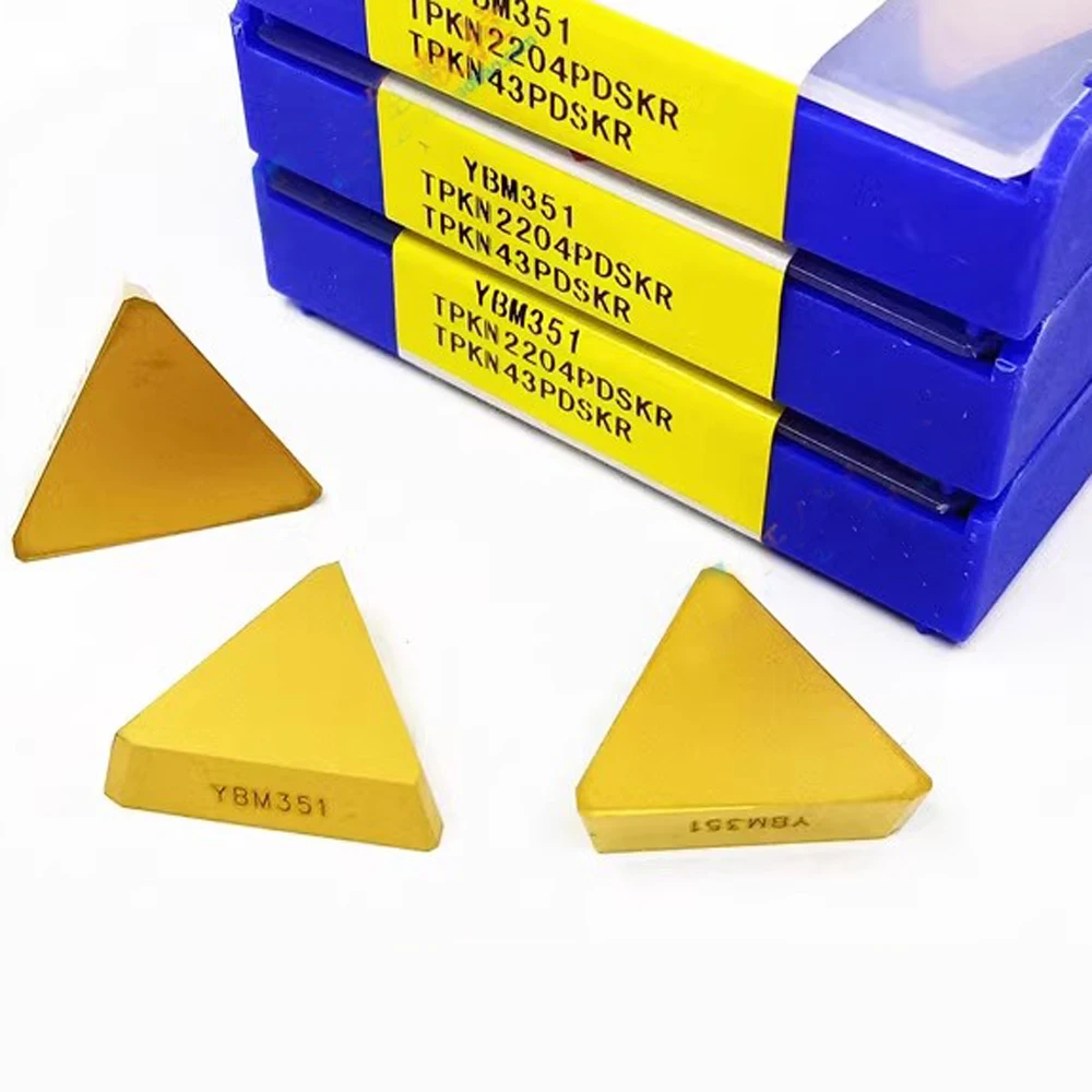 Original Milling Inserts CNC Machine Blade TPKN2204PDSKR YBC301 Carbide Lathe Tools Mechanic Metal Cutter TPKN2204PDSKR YBM351