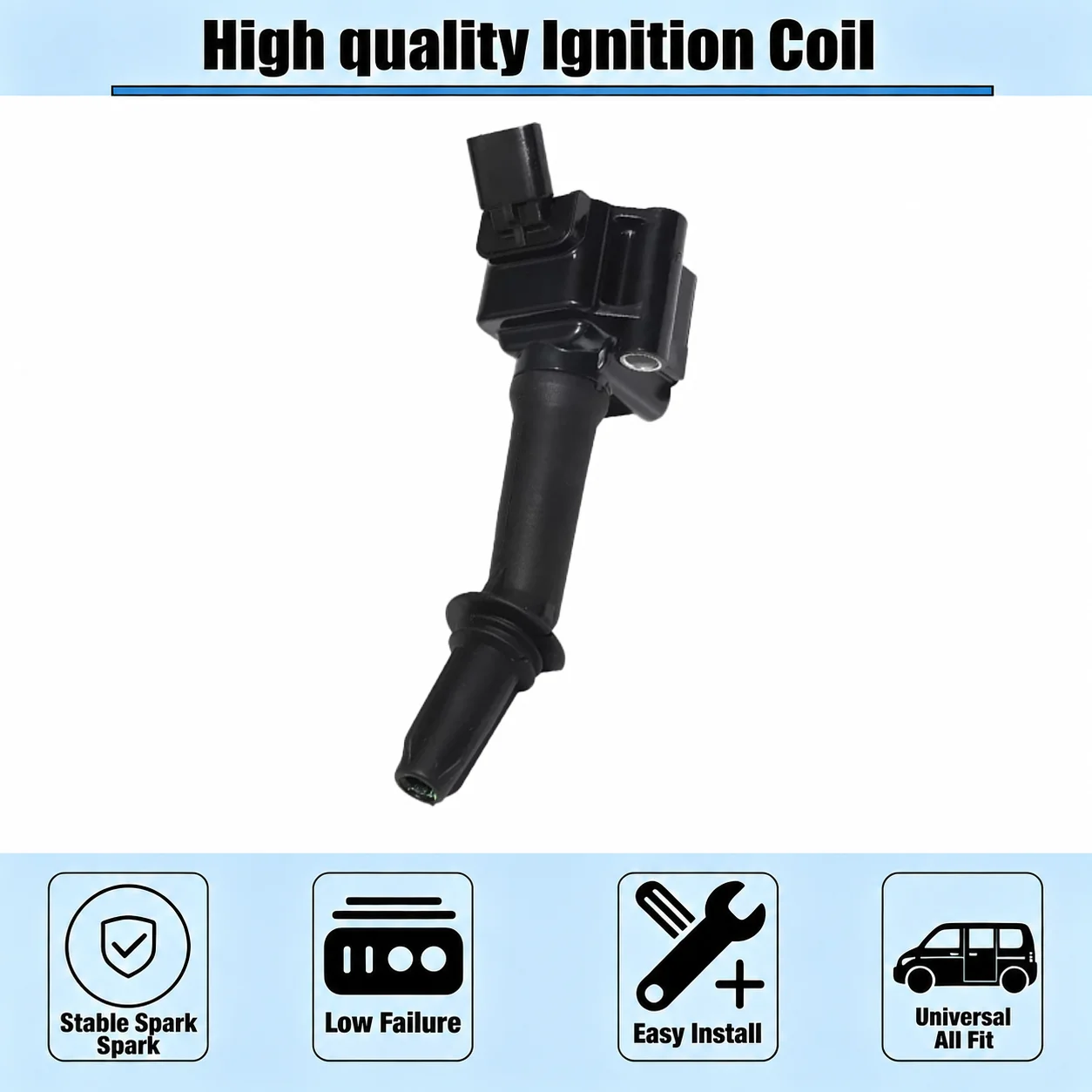 4Pcs 12635672 55569253 UF802 Ignition Coil For Buick Encore Chevrolet Cruze Equinox Malibu Volt GMC Terrain 2016-2022 1.4T 1.5T
