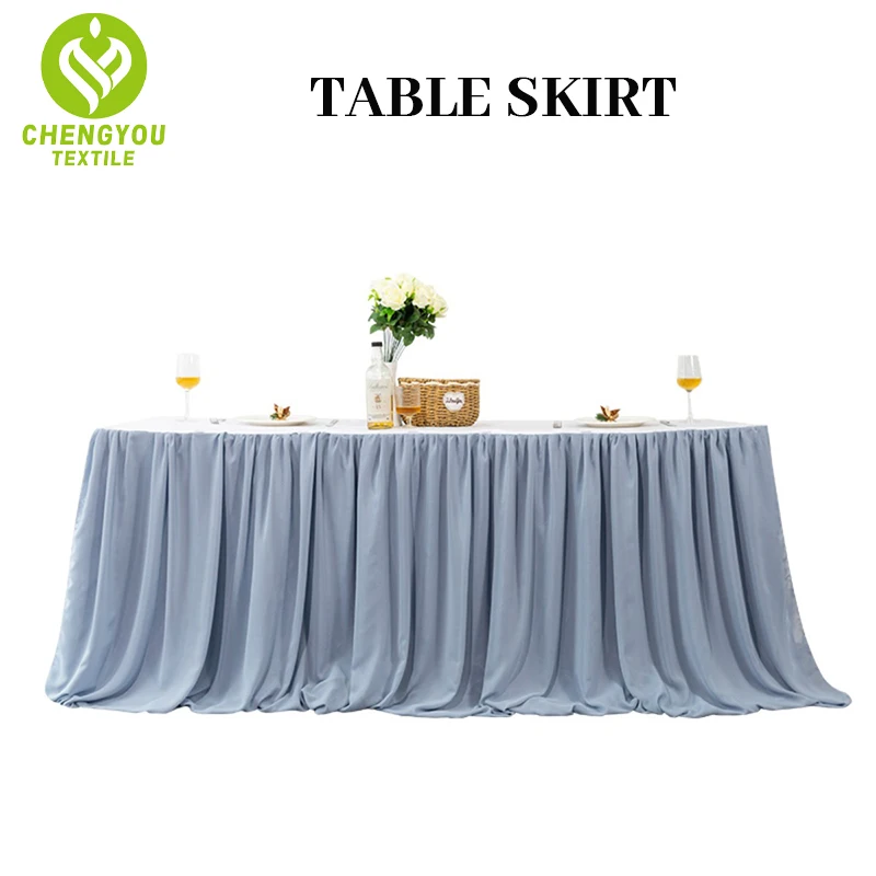 

Birthday party table dress decoration, check-in dessert table surround, wedding hotel conference table dress 1 piece 145 * 428cm