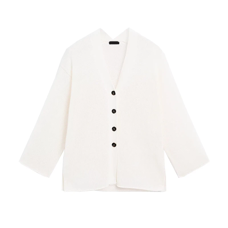 Faionable gebreide V-Ne damestop Ele Sle zomer nieuwe collectie polyestervezel lang Sve vest met normale lengte