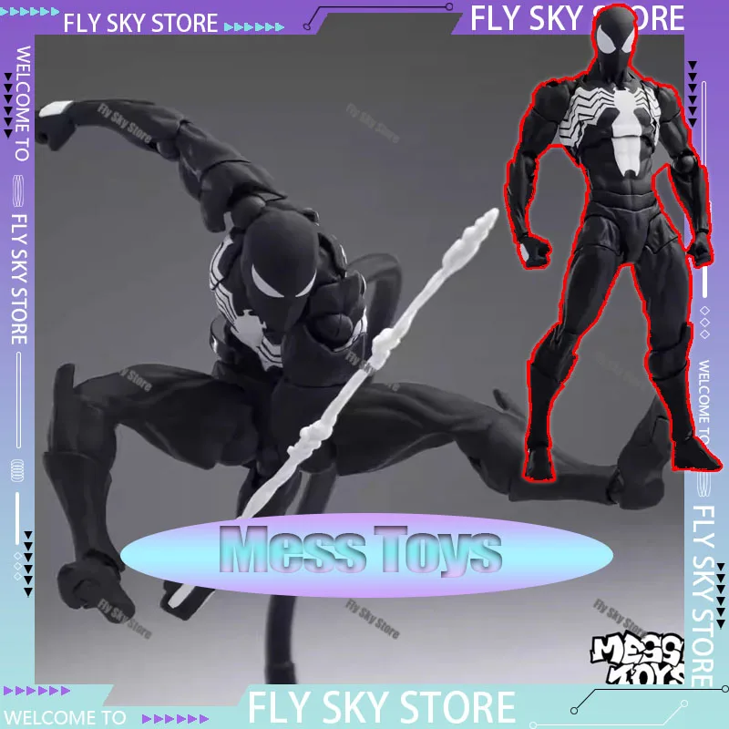 

Mess Toys Anime Black Red Spider Scarlet Spiderman Kaine Parker Ct Toys Spider Black Suit Neighbor Symbiote Action Figure Toys