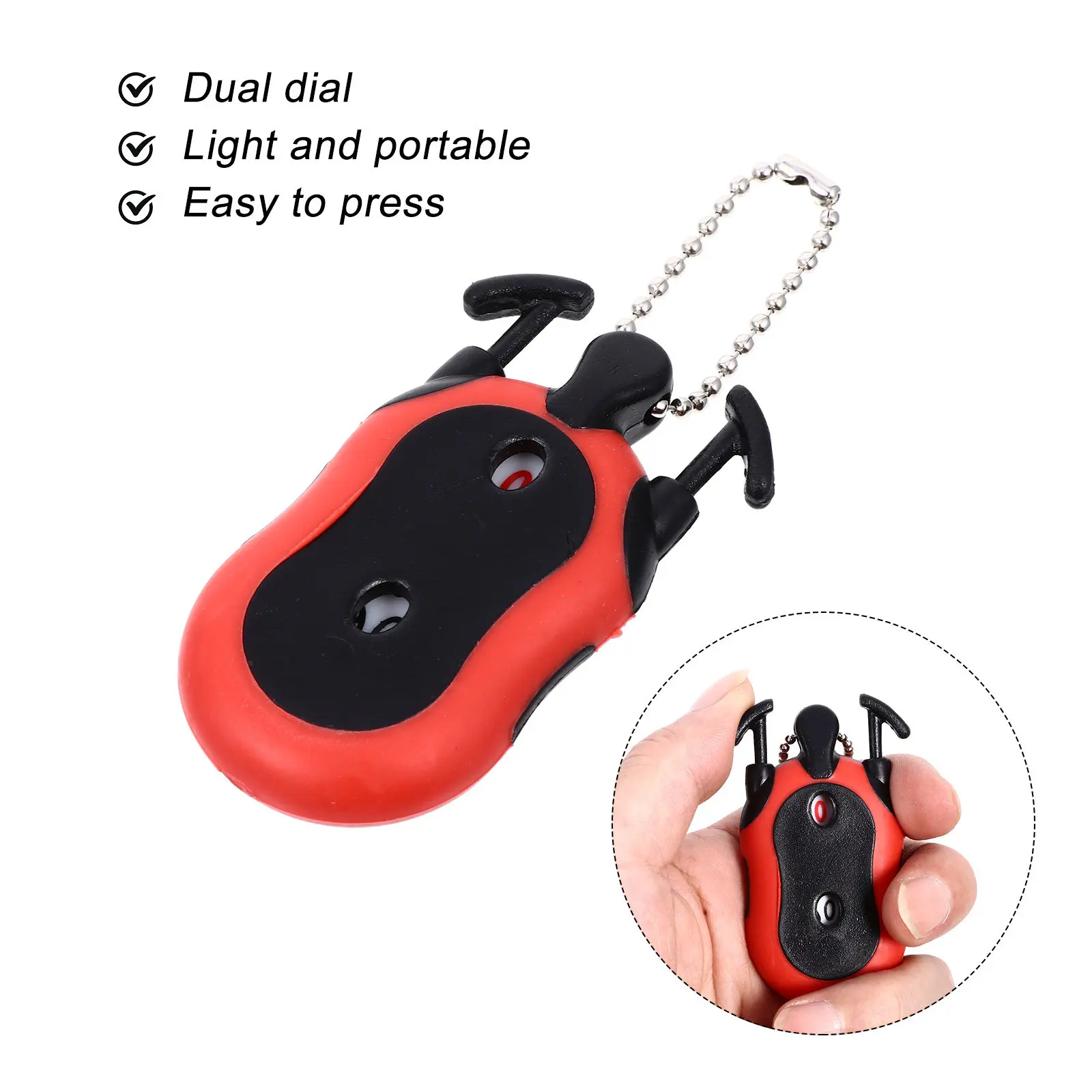 

Портативное устройство для подсчета очков в гольфе для двух игроков, кнопка с цифрами от 0 до 9, компактный и легкий счетчик очков.