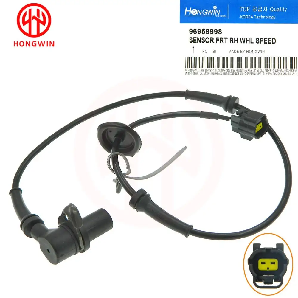 

NEW OEM NO.:96959998 Front RH ABS Wheel Speed Sensor Fits Chevrolet Aveo Aveo5 Kalos Daewoo Pontiac G3 Wave 1.2L 1.4L 1.6L