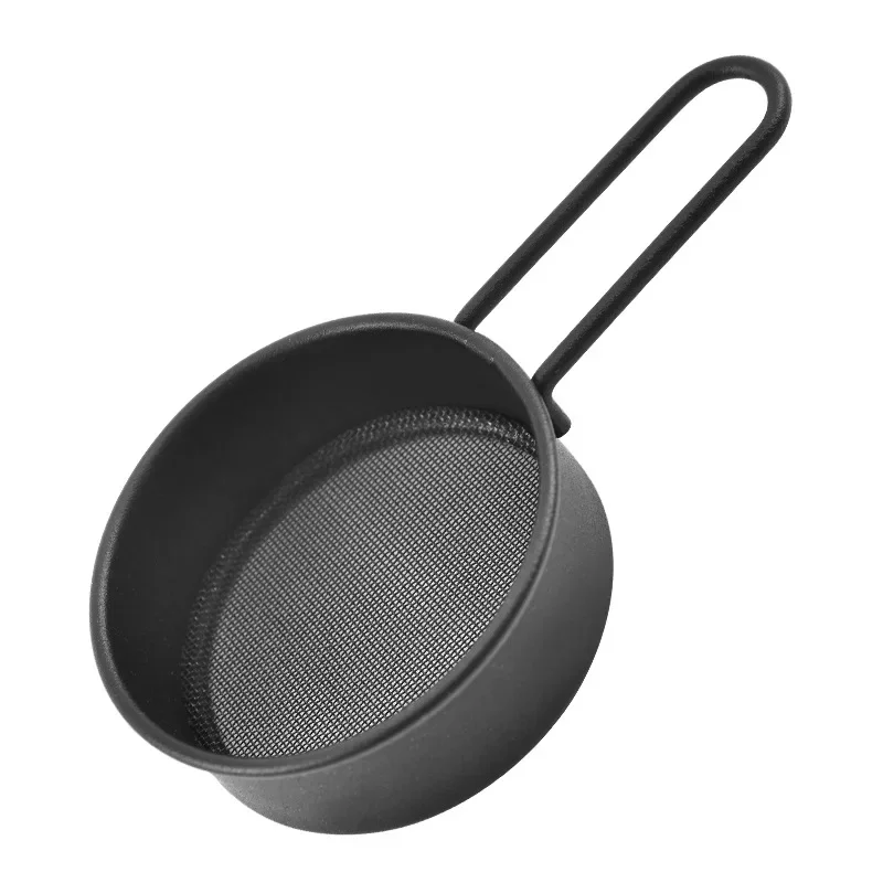 304 stainless steel mini flour sieve handheld baking tool 40 mesh small sieve home kitchen mesh sieve icing sugar 1PC